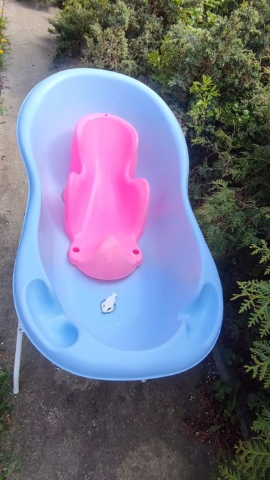 Дитяча ванночка з анатомічною горкою, комплект