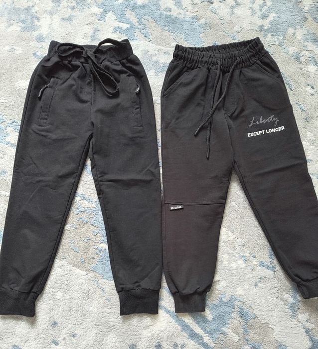 Штани чорні спортивні тонкі для хлопчика