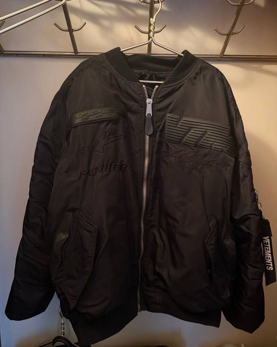 Бомбер Vetements Alpha Industries Black