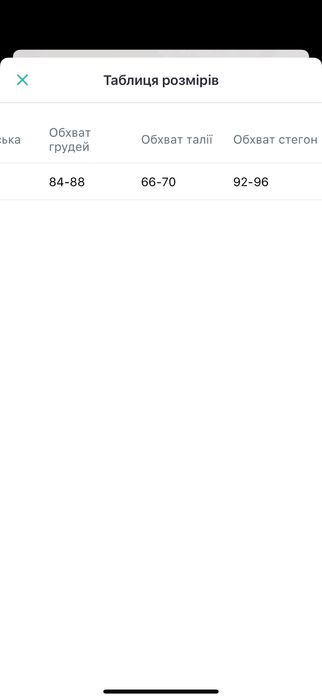 Купальник ліф і трусики роздільний s