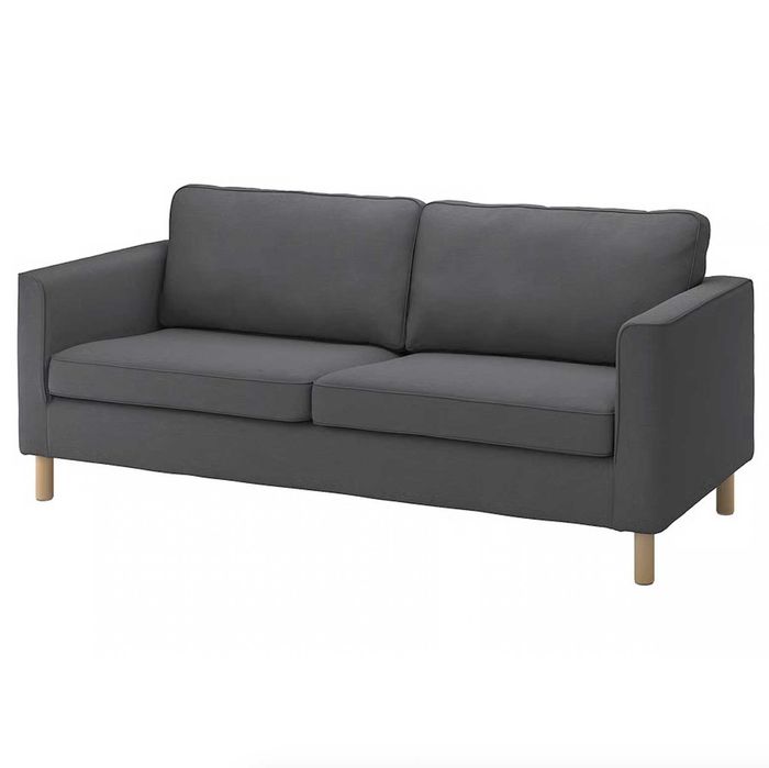 PÄRUP Pokrycie sofy 3 osobowej, Vissle szary 204.938.07