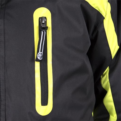 Ciepła kurtka do pracy HERMAN, regulacje, kieszenie, kaptur 3XL