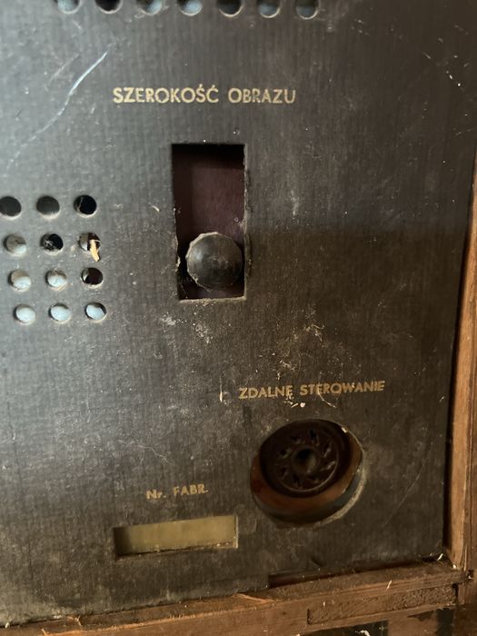 Stary telewizor turkus