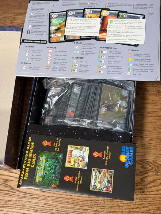 Jogo de tabuleiro Race for the Galaxy