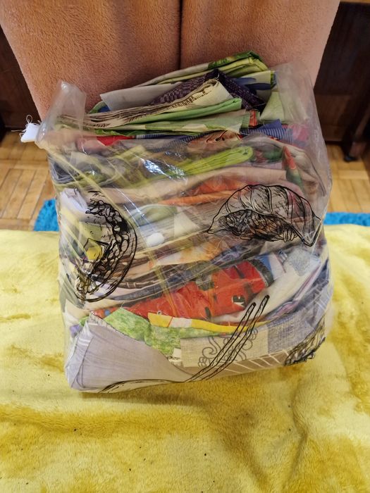 Пакет клаптиков ткани для хендмейда клаптики тканини  для печворка.