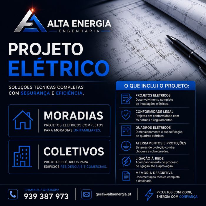 Alta Energia Engenharia | Projetos Elétricos | ITED | E-Redes