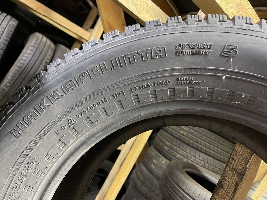 Шини зима 275/60R18 NOKIAN Hakkapeliitta 5 9мм 4шт як нові