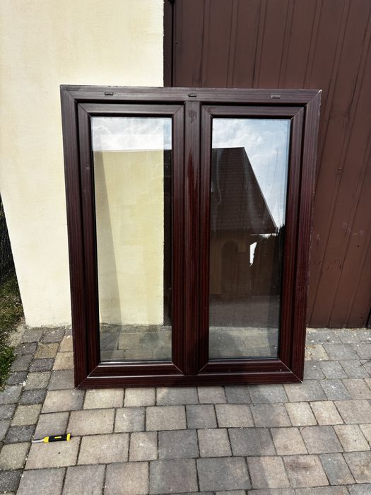 Okno dwuskrzydłowe machoń jednostronny