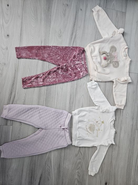 Dres komplet dla dziewczynki 92