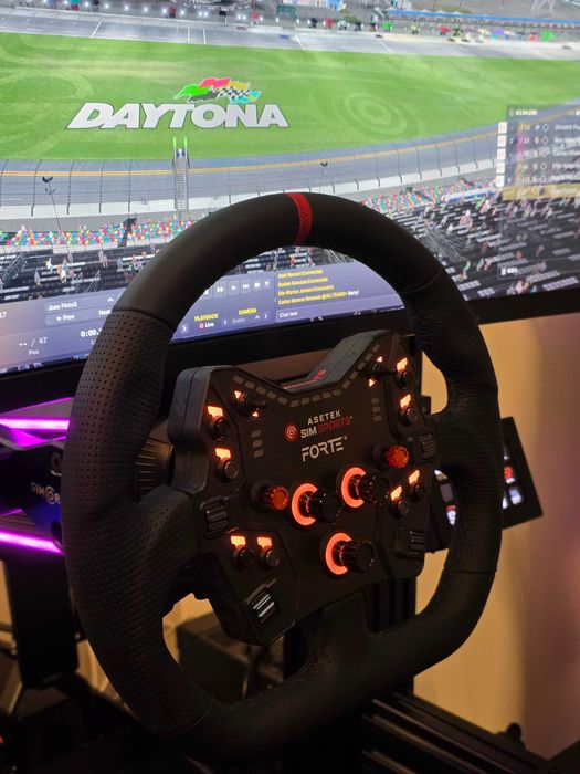Simracing Asetek Invicta - Base, Button Box e Pedais
