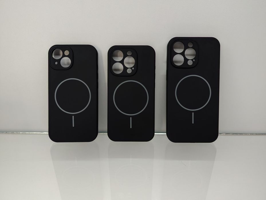 Iphone всі моделі 15 Pro Max MagSafe Противоударный чехол Софт Тач