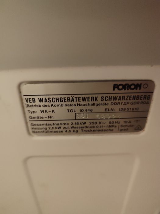 Pralka z PRL-u lata 70