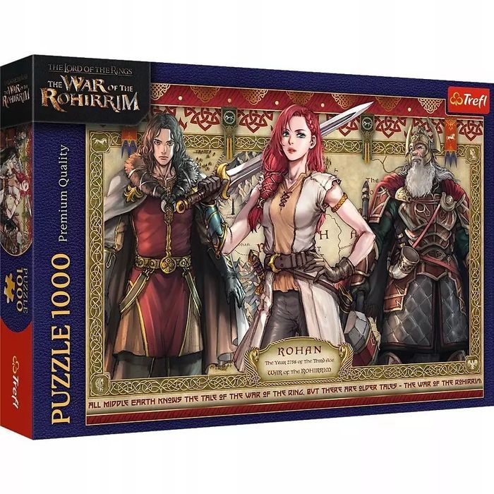 Puzzle 1000 Władca Pierścieni Wojna Rohirr. TREFL. Trefl