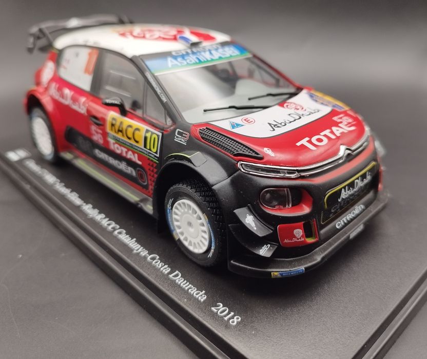 1:24 Altaya Citroen C3 Wrc #10 Loeb Winner Catalunya  brak antenek