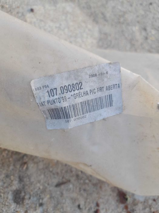 Parte para-choque fiat punto 1.2