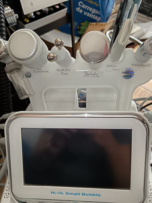 Máquina Estética Profissional H2-O2 Small Bubble + Máscara LED