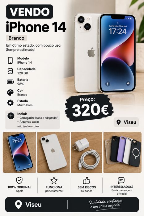 Iphone14 128gb Branco