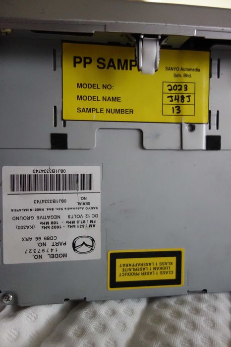 Radio/panel klimatyzacji Mazda 5 oryginał 2009 rok Poznań Chartowo