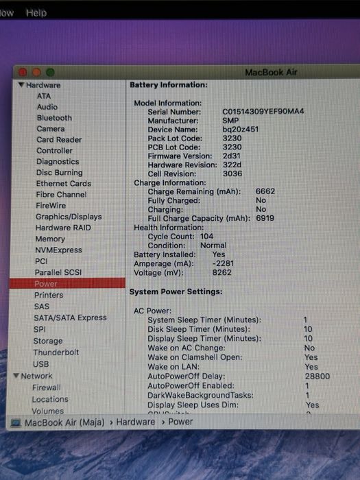 MacBook Air 13" 2017 Silver