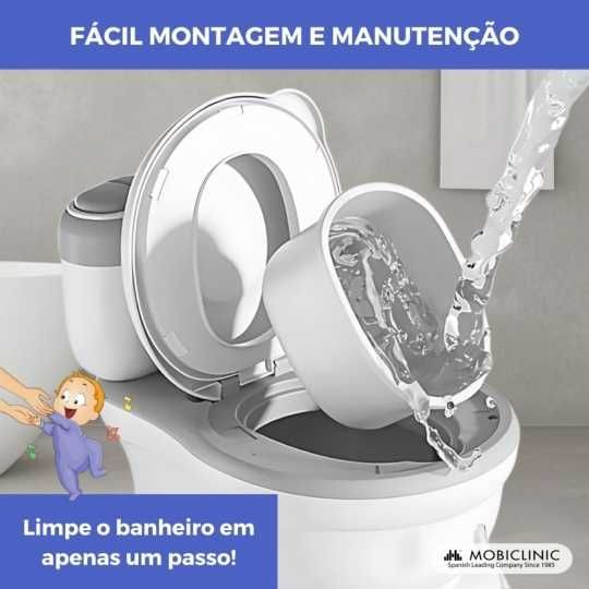 Banheiro infantil Toikid, Com som, Balde removível, 1 a 6 anos