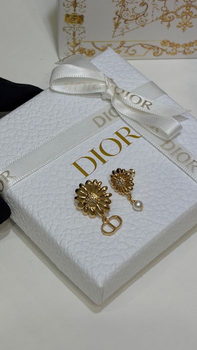DIOR® Luksusowe kolczyki CD® ekskluzywna biżuteria kolczyki