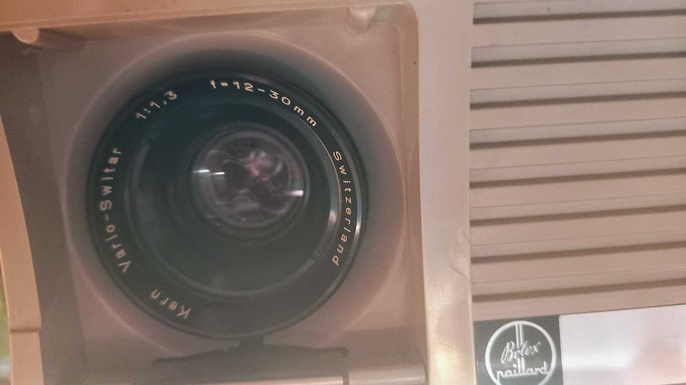 Projetor Super 8 Bolex Multimatic (Lente Kern Vario-Switar 1:1.3)