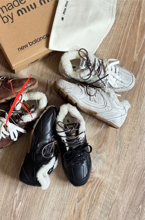 Зииние кеды Miu Miu New Balance
