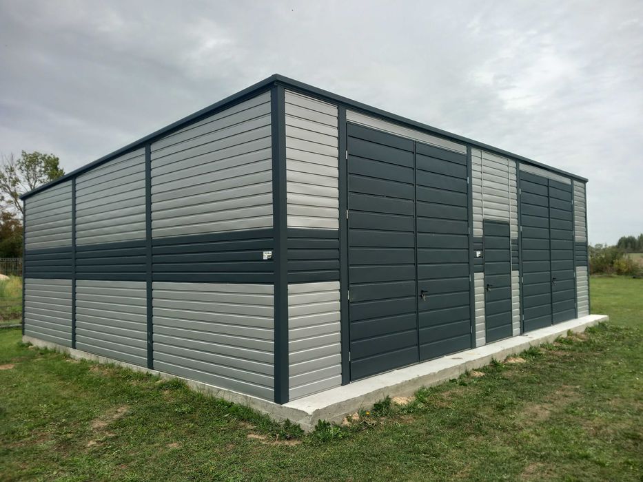 Garaż Blaszany 4x5m KONSTRUKCJA OCYNK
