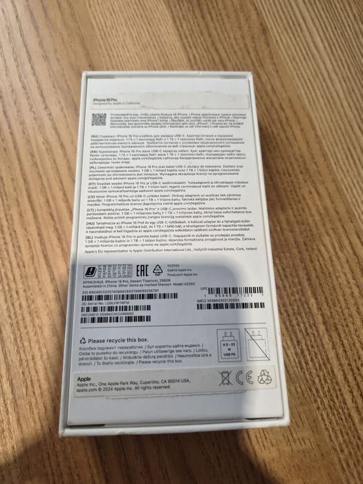 Продам iPhone 16 pro 256gb