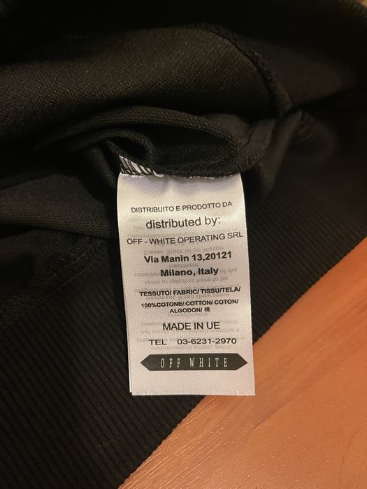 Bluza bez kaptura OFF WHITE nowa z metkami rozmiar L