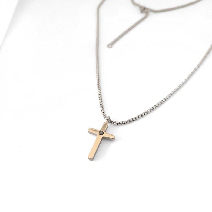 Diamante - 18 K - Aço, Ouro amarelo - Colar