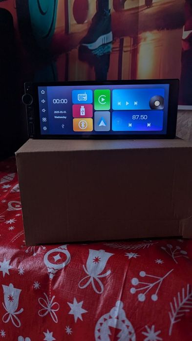 Магнітола 1DIN 6.9" CarPlay Android Auto | Bluetooth | Камера | MP5