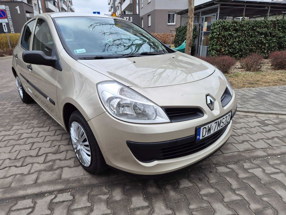Renault Clio 3 1.2 16v Salon Polska -108tyś/km -Bezwypadkowy -Oryginał