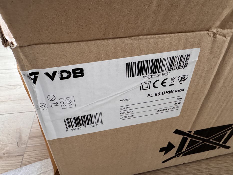 Nowy Okap VDB podszafkowy