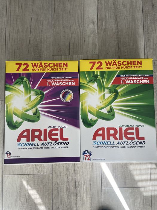 Proszek Ariel 72 prania 4kg do koloru/uniwersalny