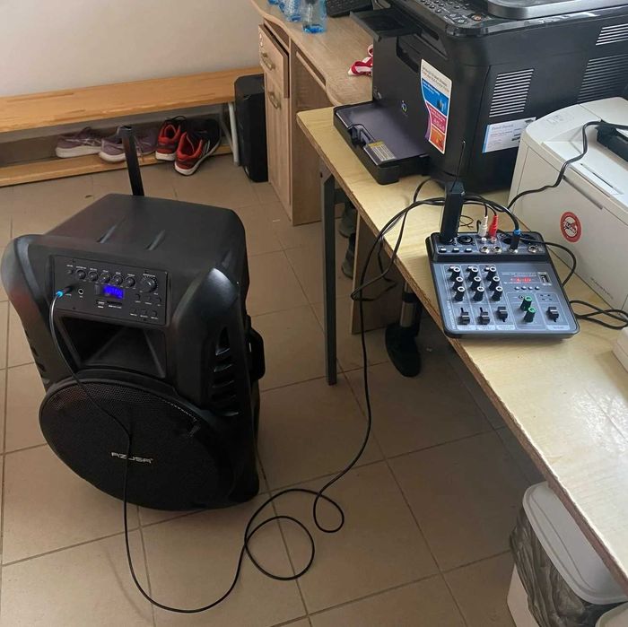 Студийный 4-канальный аудиомикшер 48 В, USB и Bluetooth радиоинтерфейс микшер