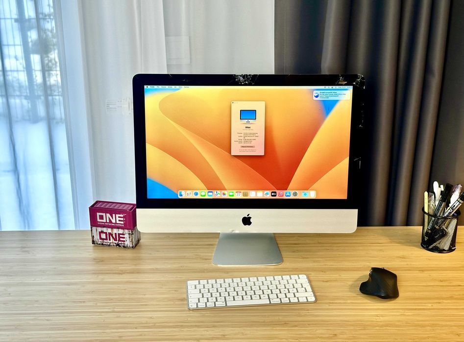 iMac 21,5" 2013 – i5 / 8GB RAM / SSD 128GB – Sprawny