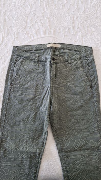 Calças Verdes Zara tamanho 36