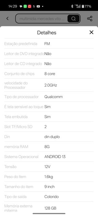 Auto rádio Ainavi tela 9 , Mercedes Benz b200