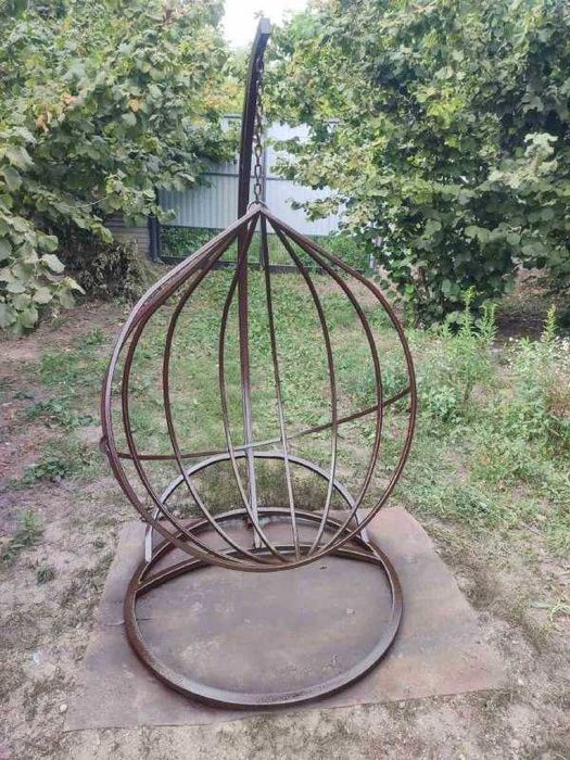 Підвісне крісло-гойдалка, кокон, садова качеля