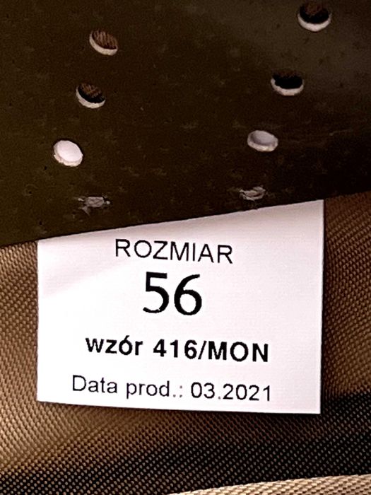 Furażerka polowa moro Sił Powietrznych 416/MON rozm. 56