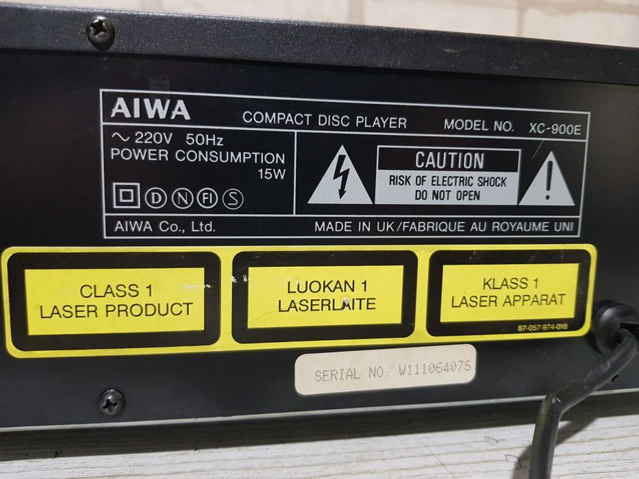 CD програвач/проигрыватель Aiwa XC-900 б/у з Німеччини