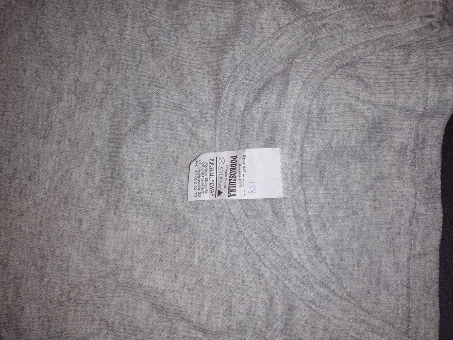 Podkoszulki chłopięce bawełna 2 pary nowe