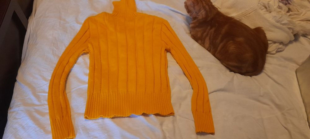 Caminsola de malha de gola alta