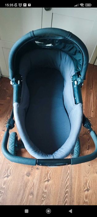 Wózek 3w1, pompowane koła, spacerówka