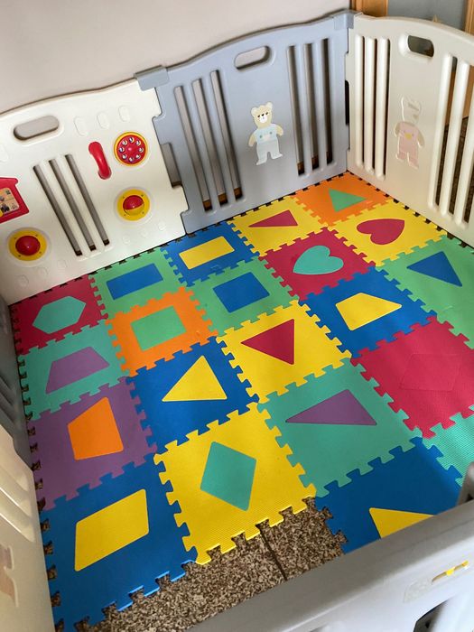 Parque infantil + tapete esponja