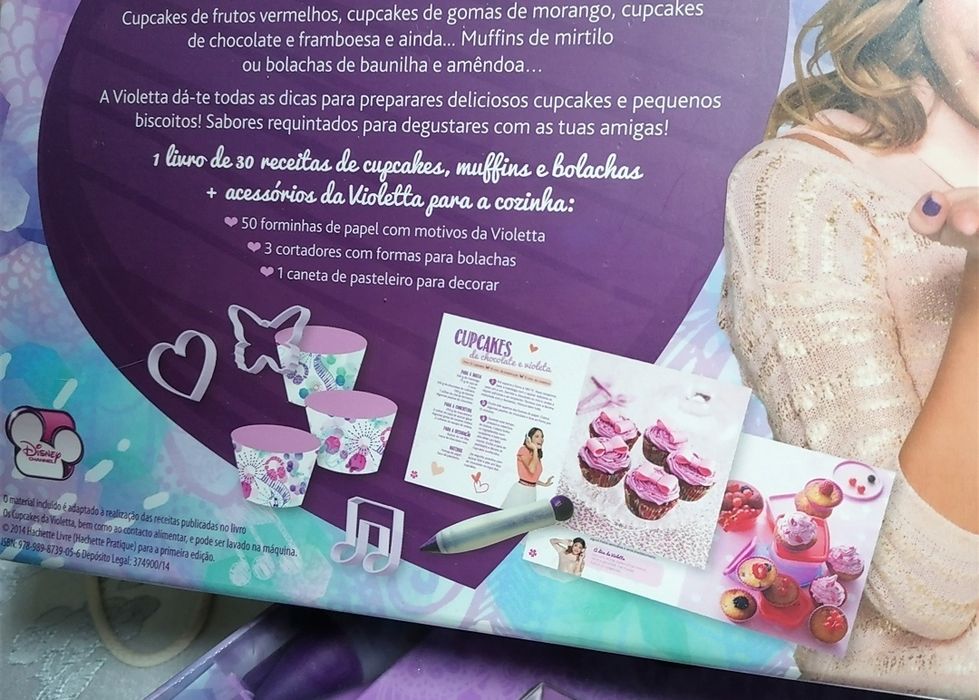 Conjunto Pastelaria "Violetta" (Novo e embalado)
