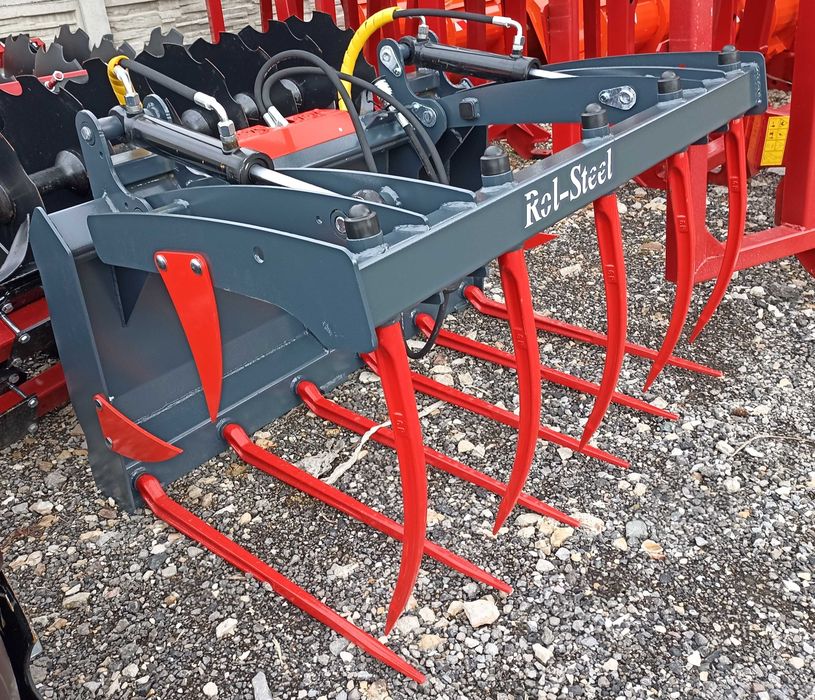 Krokodyl 1,2m do obornika 120cm 2 siłowniki dowóz