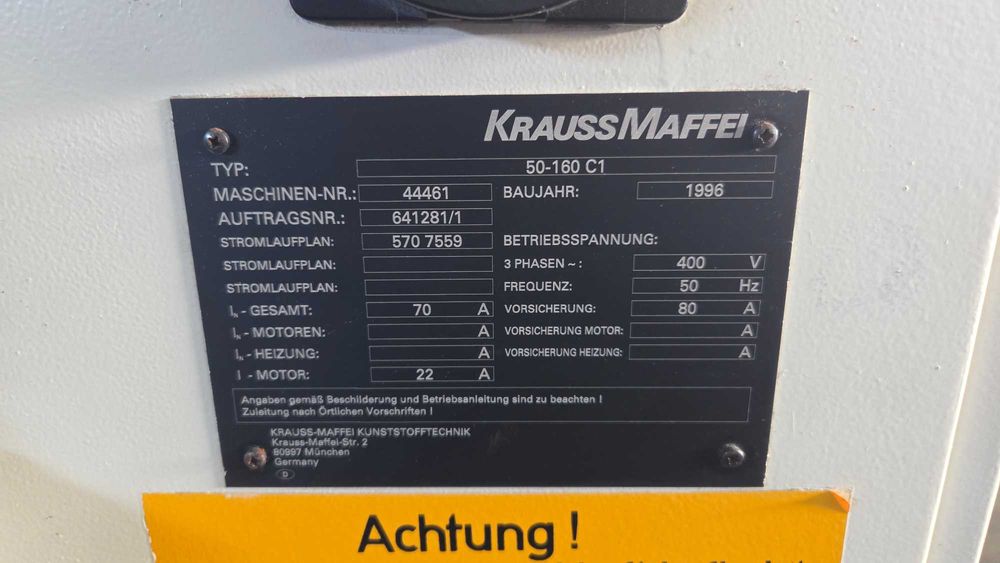 Máquina de Injeção KraussMaffei