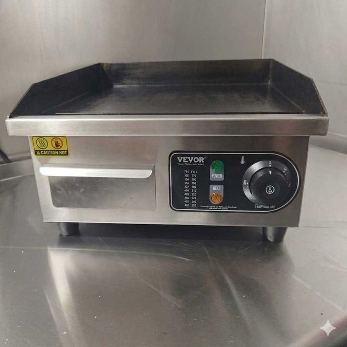 Grelhador com placa aço elétrico